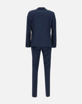MANUEL RITZ Completo due pezzi in viscosa BLUE Uomo 