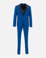 MANUEL RITZ Completo da cerimonia tre pezzi BLUE Uomo 
