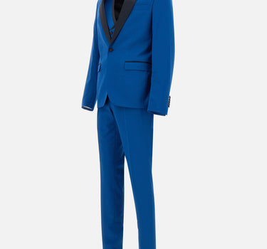 MANUEL RITZ Completo da cerimonia tre pezzi BLUE Uomo 