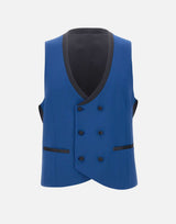 MANUEL RITZ Completo da cerimonia tre pezzi BLUE Uomo 