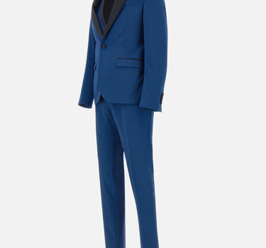 MANUEL RITZ Completo da cerimonia tre pezzi BLUE Uomo 