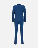 MANUEL RITZ Completo da cerimonia tre pezzi BLUE Uomo 