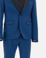 MANUEL RITZ Completo da cerimonia tre pezzi BLUE Uomo 