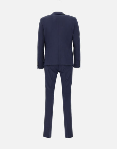 MANUEL RITZ Completo da cerimonia tre pezzi BLUE Uomo 