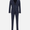 MANUEL RITZ Completo due pezzi in viscosa BLUE Uomo 