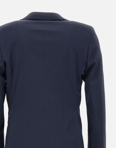MANUEL RITZ Completo due pezzi in viscosa BLUE Uomo 