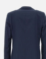 MANUEL RITZ Completo due pezzi in viscosa BLUE Uomo 