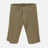 MYTHS Bermuda "Giove S"  in fresco lana GREEN Uomo 