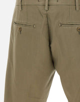 MYTHS Bermuda "Giove S"  in fresco lana GREEN Uomo 