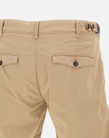 PERFECTION Shorts "p716" in cotone BEIGE Uomo 