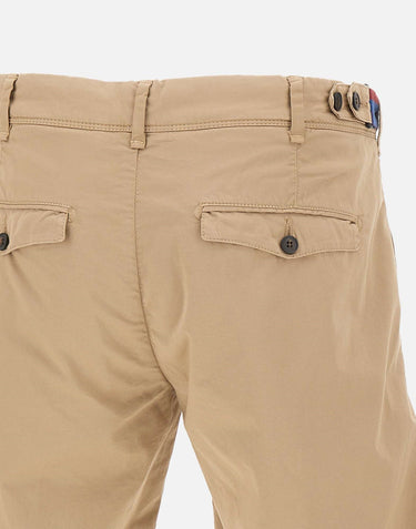 PERFECTION Shorts "p716" in cotone BEIGE Uomo 