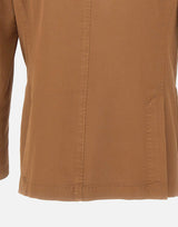 SANTANIELLO Blazer in cotone e lino BROWN Uomo 