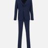 SANTANIELLO Completo due pezzi in fresco lana super 110's BLUE Uomo 