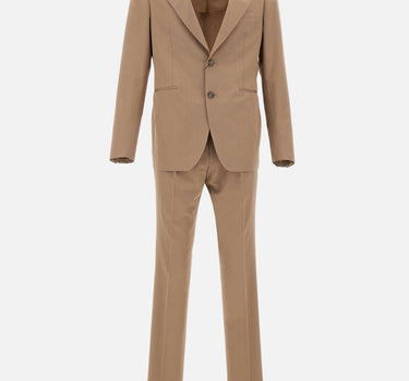 TAGLIATORE Completo due pezzi in cotone e lana BROWN Uomo 