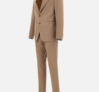 TAGLIATORE Completo due pezzi in cotone e lana BROWN Uomo 