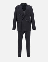 UNGARO Completo due pezzi in fresco lana BLUE Uomo 