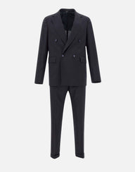 UNGARO Completo due pezzi in fresco lana BLUE Uomo 