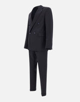 UNGARO Completo due pezzi in fresco lana BLUE Uomo 