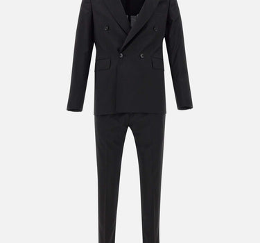 UNGARO Completo due pezzi in fresco lana BLACK Uomo 