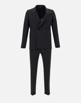 UNGARO Completo due pezzi in fresco lana BLACK Uomo 