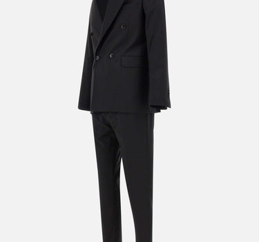 UNGARO Completo due pezzi in fresco lana BLACK Uomo 