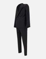 UNGARO Completo due pezzi in fresco lana BLACK Uomo 