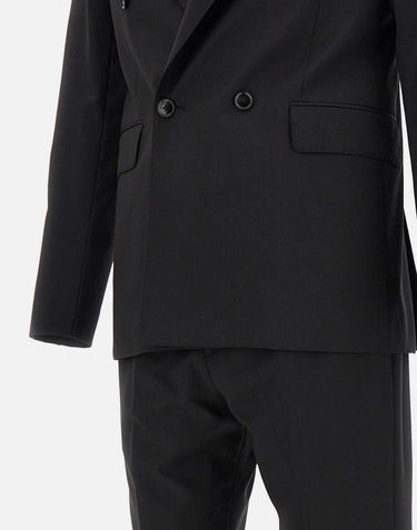 UNGARO Completo due pezzi in fresco lana BLACK Uomo 