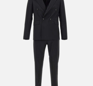 UNGARO Completo due pezzi in fresco lana BLACK Uomo 