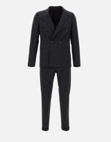 UNGARO Completo due pezzi in fresco lana BLACK Uomo 