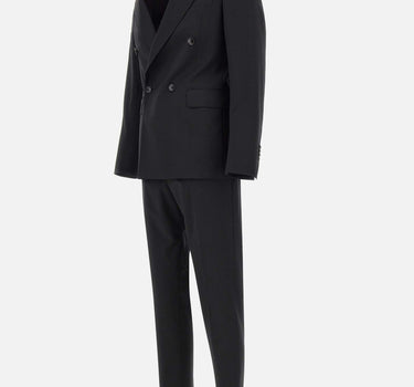 UNGARO Completo due pezzi in fresco lana BLACK Uomo 