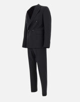 UNGARO Completo due pezzi in fresco lana BLACK Uomo 