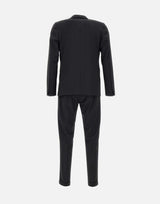 UNGARO Completo due pezzi in fresco lana BLACK Uomo 