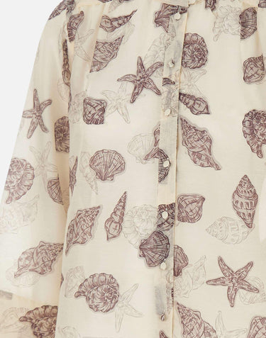 Camicia in voile di seta 2613111132200 004 MARELLA 