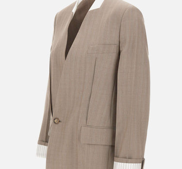 Blazer senza rever 1226WJK007214A LIMESTONE VICTORIA BECKHAM 