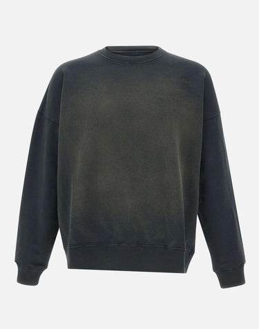 Felpa in cotone con ricamo logato GUP01938 P00214690498 GOLDEN GOOSE 