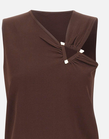Top con dettaglio cut-out SP1NT004 6044 KAOS 