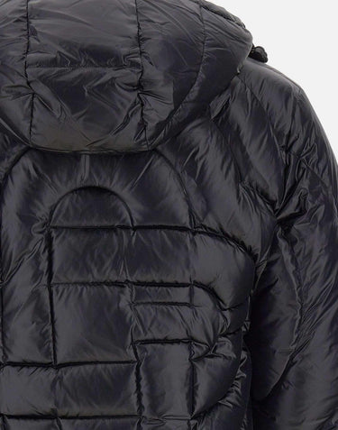 "Monogram Quilted Nylon Puffer Jacket" MAW25OT140 01 CASABLANCA 
