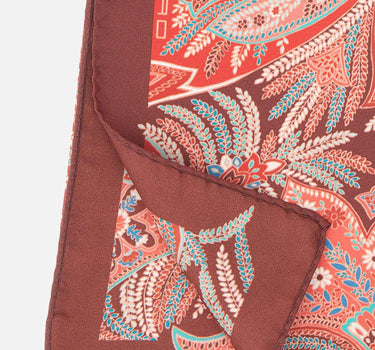 Foulard in seta con motivo paisley floreale WAXA0008 AKI74X0863 ETRO 