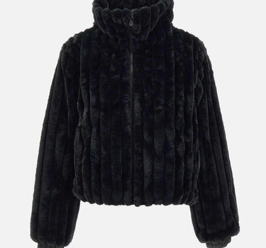 Giacca reversibile in pelliccia animal free D31352W VERY2110000 SAVE THE DUCK 