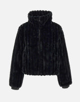 Giacca reversibile in pelliccia animal free D31352W VERY2110000 SAVE THE DUCK 