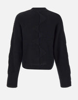 Maglia "Cropped spiral knit" M07063 BLK01 HELIOT EMIL 