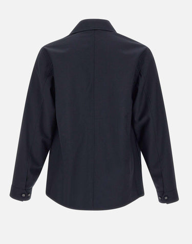 Blazer "New sycamore" in fresco lana S25MOVS076 DARKNAVY OFFICINE GENERALE 