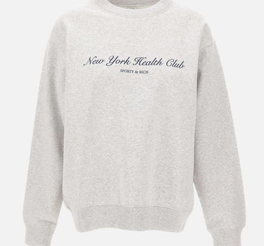 Felpa "NY Health Club" ST07166043GY03 HEATHGRAY SPORTY & RICH 