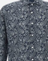 Camicia con stampa paisley LIU02P0154055U 0001 BARBA 