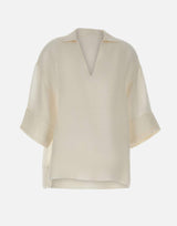 Camicia oversize in lino M80CAMM05 TES0M07800 ELEVENTY 