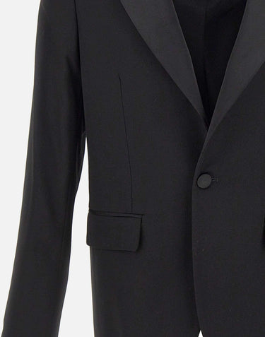 Blazer "Tuxedo" in fresco lana GMP01671 P000096590100 GOLDEN GOOSE 