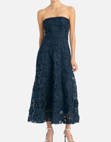 Abito midi svasato in pizzo 3D 116013 1725 ROTATE BIRGER CHRISTENSEN 