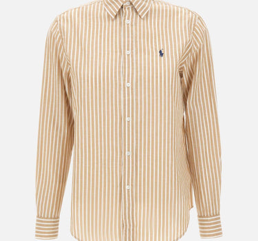Camicia in cotone e lino classic-Fit 211971514 501 POLO RALPH LAUREN 