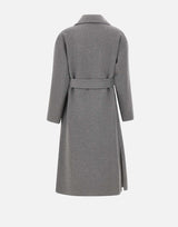 Cappotto in lana con cintura CF5283T4627 03243 LIU-JO 