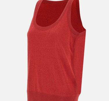 Top smanicato in maglia SP5NT001 4031 KAOS 